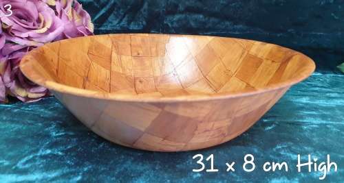 Weavewood salad bowl