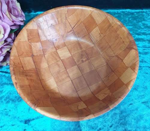 Weavewood salad bowl
