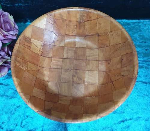 Weavewood salad bowl