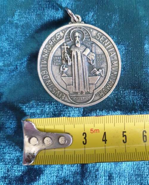 ST. BENEDICT MEDAL WITH EXORCISM & BLESSING