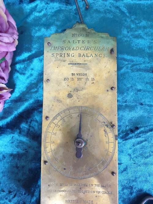 Large Vintage Salter Scale for Your Collection