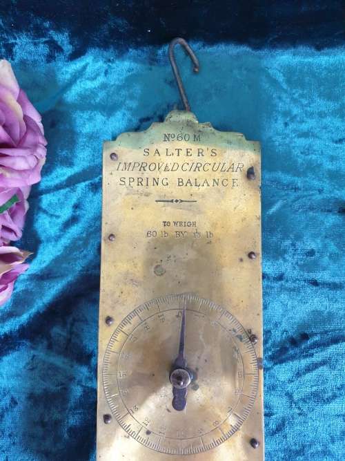 Large Vintage Salter Scale for Your Collection