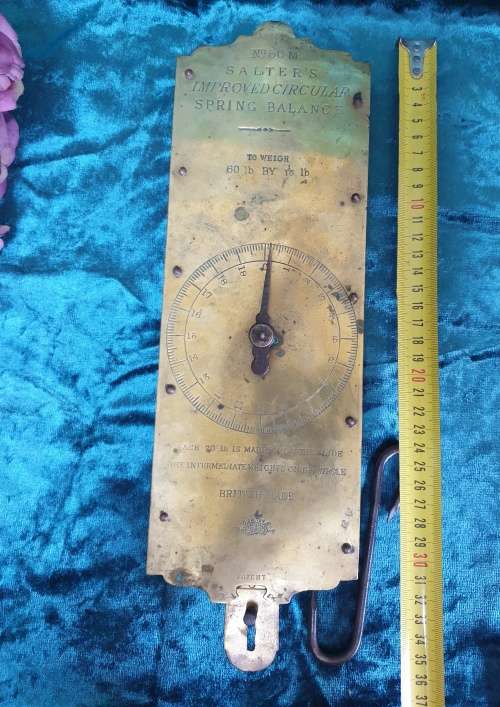 Large Vintage Salter Scale for Your Collection