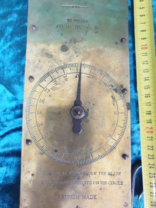 Large Vintage Salter Scale for Your Collection