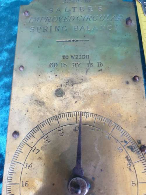 Large Vintage Salter Scale for Your Collection