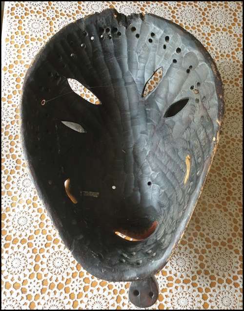 Huge Two Wooden Masks    ..... ABSOLUTE BARGAIN !!!