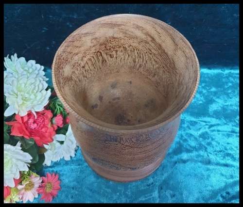 Wood Vase