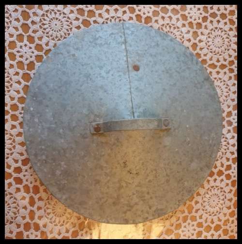 Vintage galvanised  Metal Storage Container
