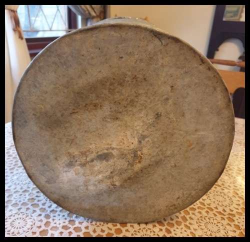Vintage galvanised  Metal Storage Container