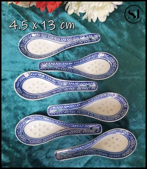 6 Oriental Spoons   (set 2)