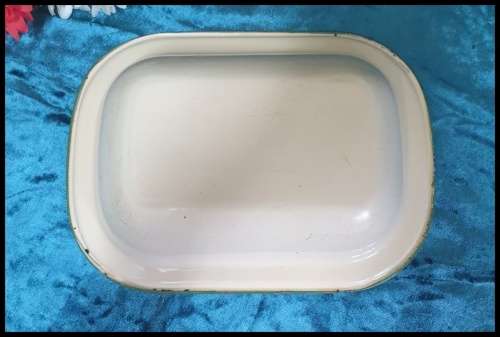 Vintage Enamel Oven Bowl