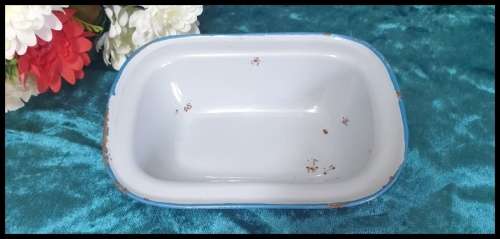 Vintage Enamel Oven Bowl