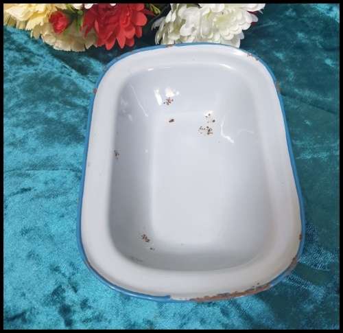 Vintage Enamel Oven Bowl