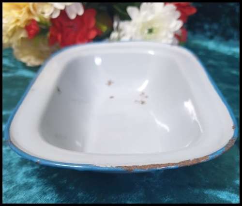 Vintage Enamel Oven Bowl