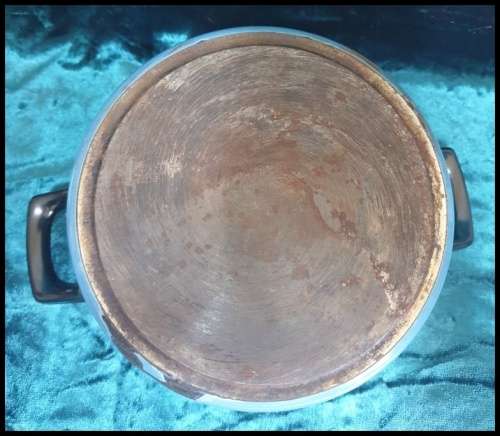 Vintage  Baby Blue Pot with Lid