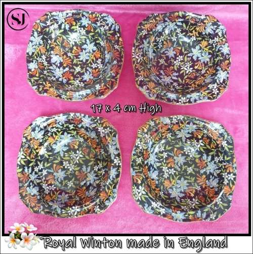 4 Royal Winton Bowls