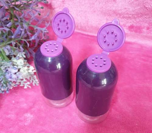 Tupperware Salt and Pepper Set (Purple and Pink)