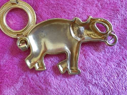 VINTAGE GOLD Elephant  CHAIN BELT