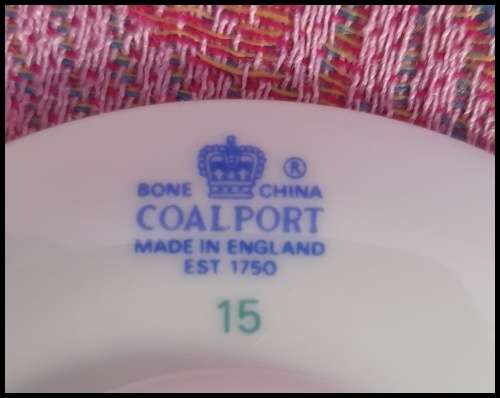 Coalport Miniature Plate