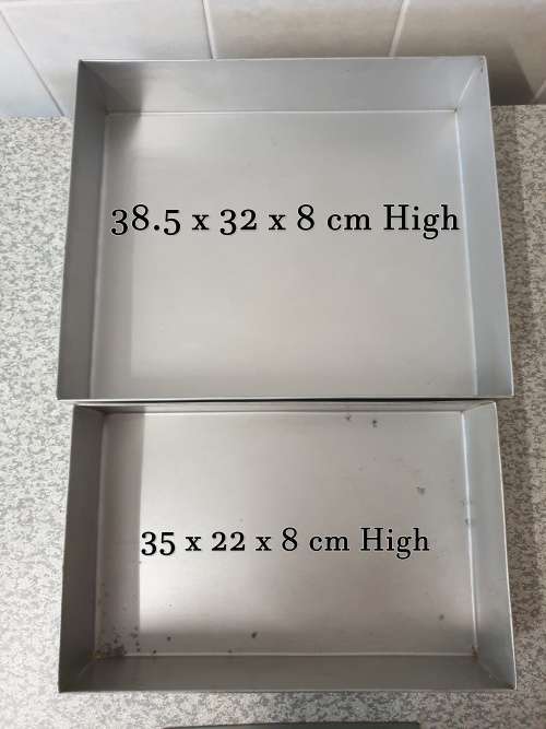 Two Large Cake Pans