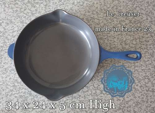 LE CRUESET Blue Pan 23
