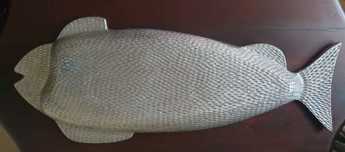Large Pewter Fish Bowl