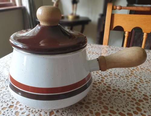 Vintage Enamel Pot
