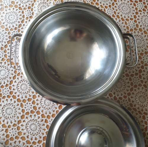 Large Stainless Steel Soup Tureen
