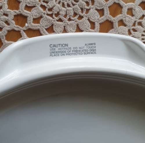 Corning Ware Microwave Crisper Round Baking Cooking Browning Pizza Dish USA