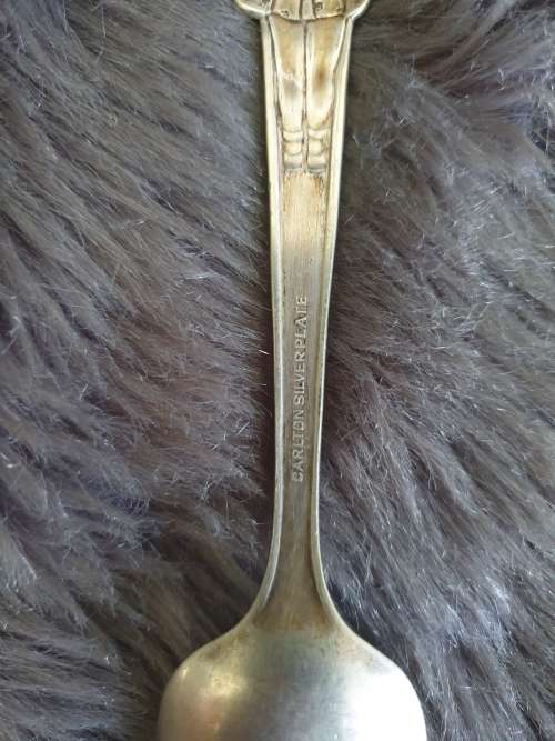 Carlton Silver Plate Marie Spoon, 1930`s Spoon