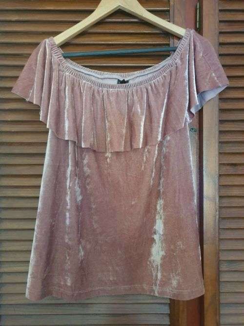 Evening Top and Small Clutch Bag