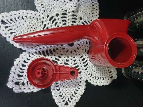 KitchenAid Empire Red Rotary Cheese Grater Interchangeable Barrels