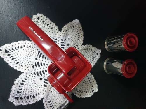 KitchenAid Empire Red Rotary Cheese Grater Interchangeable Barrels