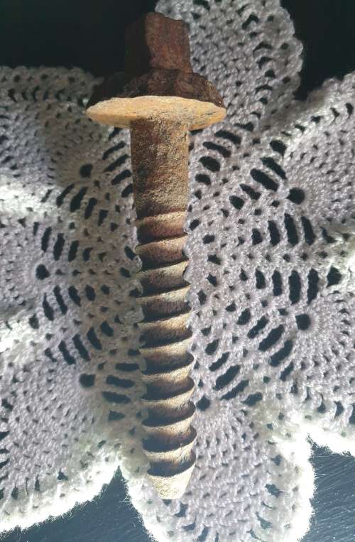 Vintage Square Head Sleeper Spike
