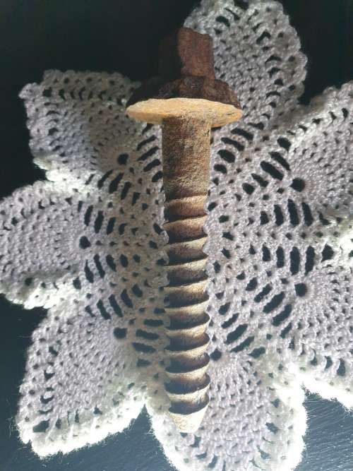 Vintage Square Head Sleeper Spike