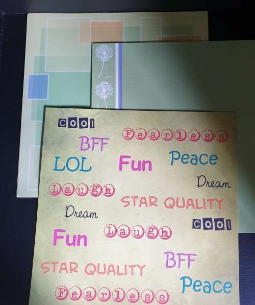 Scrapbook paper purchased in the USA (NEW)   3.5 KG