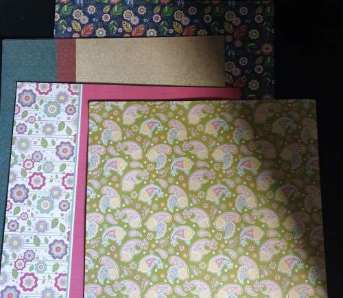 Scrapbook paper purchased in the USA (NEW)   3.5 KG