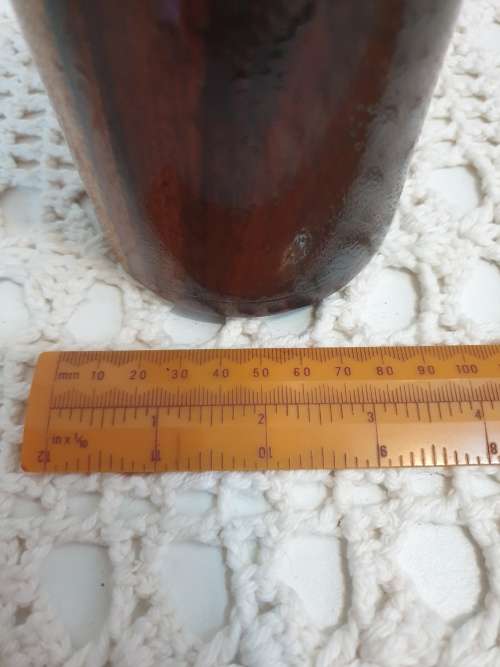 Vintage Wooden  Round Canister