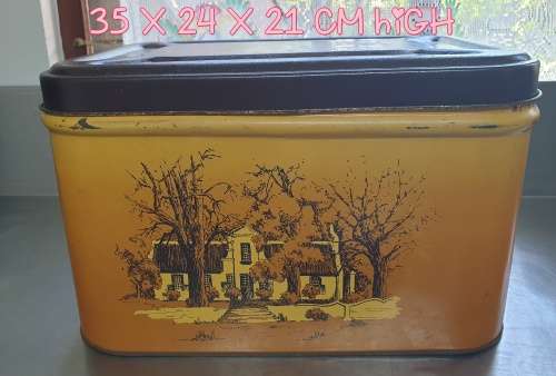 Vintage Large Biscuit Tin