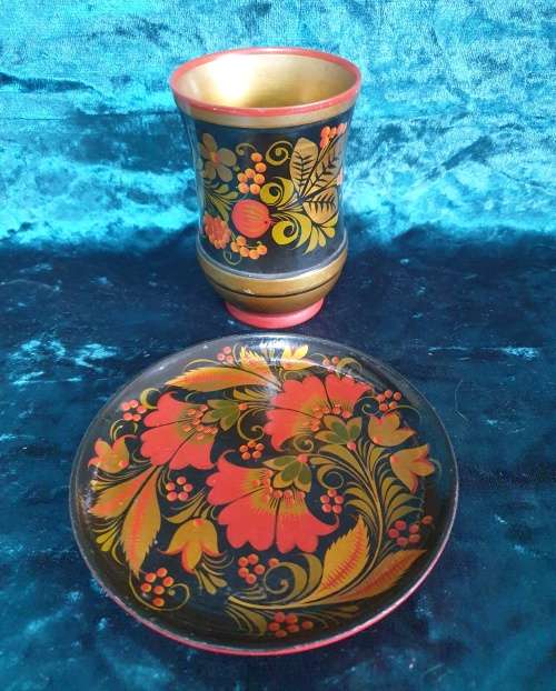 Khokhloma Items  for Your Collection Made in the USSR