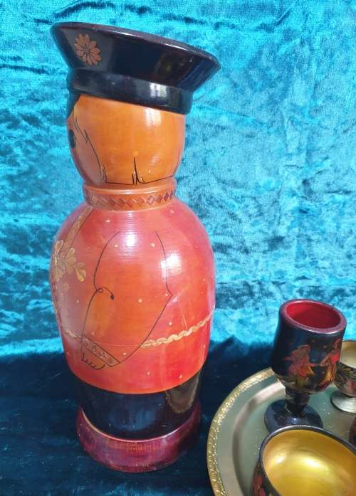 Vintage Khokhloma Items  for Your Collection Made in the USSR