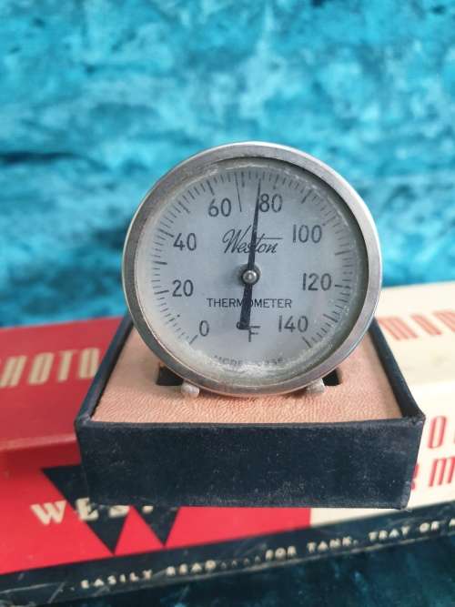 Vintage WESTON Photographic Thermometer - Original Packaging