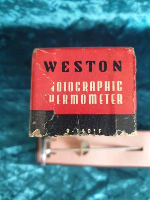Vintage WESTON Photographic Thermometer - Original Packaging