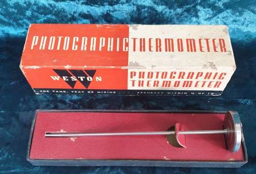 Vintage WESTON Photographic Thermometer - Original Packaging