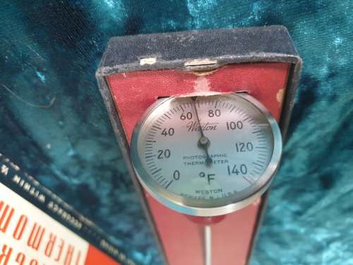 Vintage WESTON Photographic Thermometer - Original Packaging