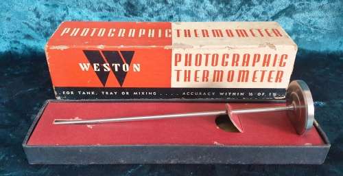 Vintage WESTON Photographic Thermometer - Original Packaging