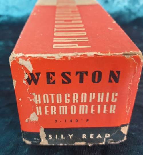 Vintage WESTON Photographic Thermometer - Original Packaging