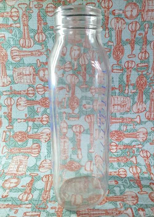 Vintage Davol Anti-Colic Brand Nurser Glass Baby Bottle, Duraglas Providence