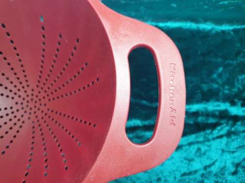 KitchenAid Classic Plastic Colander, 5-Quart, Red