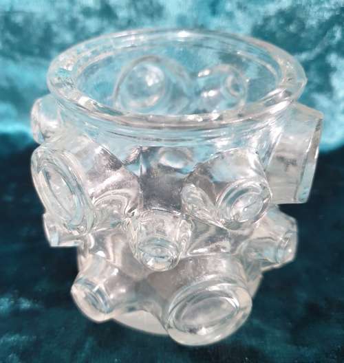 Retro Bubble Glass Candle Holder